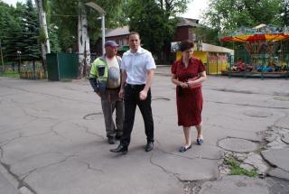 Міський парк продовжують упорядковувати